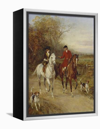 Drawing Cover-Heywood Hardy-Framed Premier Image Canvas