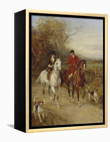 Drawing Cover-Heywood Hardy-Framed Premier Image Canvas