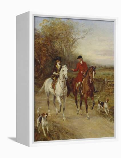 Drawing Cover-Heywood Hardy-Framed Premier Image Canvas