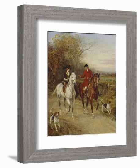 Drawing Cover-Heywood Hardy-Framed Giclee Print