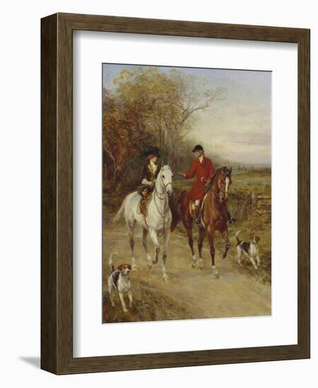 Drawing Cover-Heywood Hardy-Framed Giclee Print