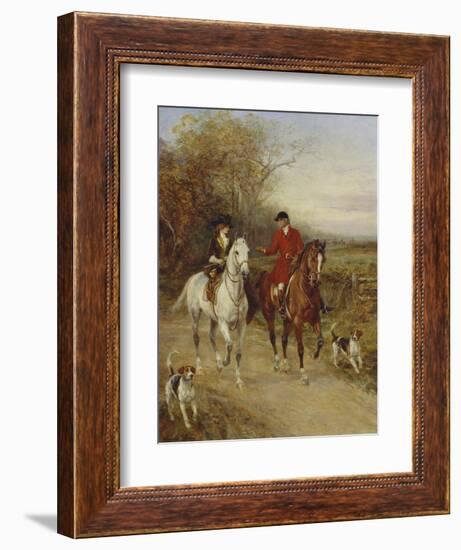 Drawing Cover-Heywood Hardy-Framed Giclee Print