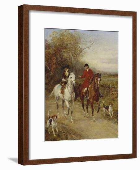 Drawing Cover-Heywood Hardy-Framed Giclee Print