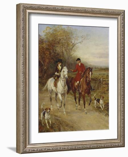 Drawing Cover-Heywood Hardy-Framed Giclee Print