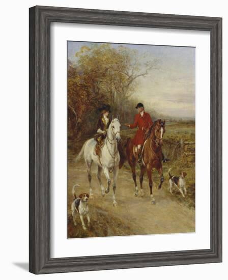 Drawing Cover-Heywood Hardy-Framed Giclee Print