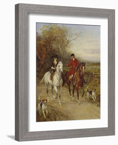 Drawing Cover-Heywood Hardy-Framed Giclee Print