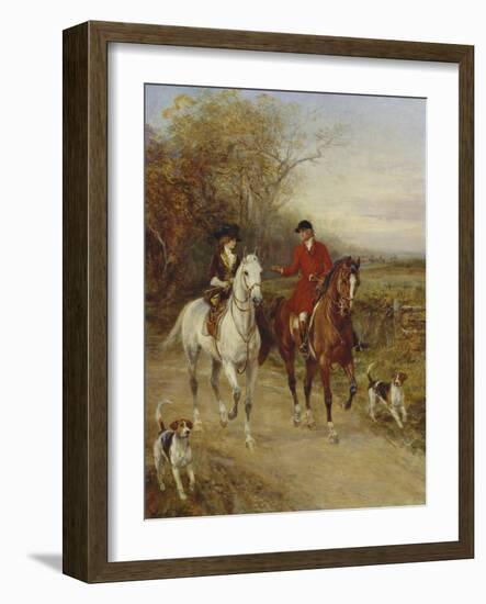 Drawing Cover-Heywood Hardy-Framed Giclee Print