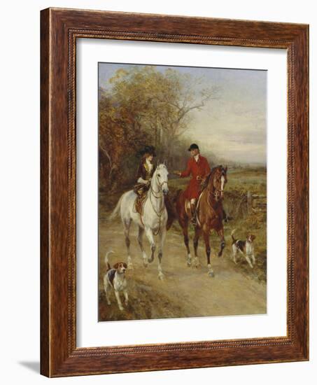 Drawing Cover-Heywood Hardy-Framed Giclee Print