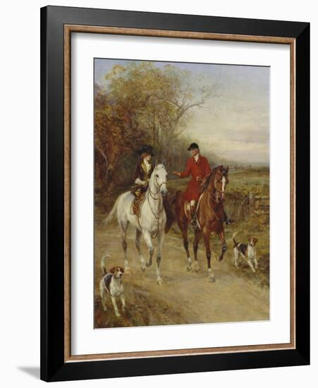 Drawing Cover-Heywood Hardy-Framed Giclee Print