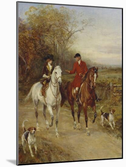 Drawing Cover-Heywood Hardy-Mounted Giclee Print