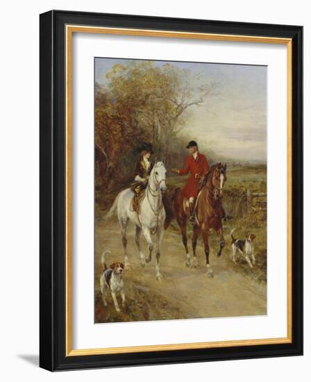 Drawing Cover-Heywood Hardy-Framed Giclee Print