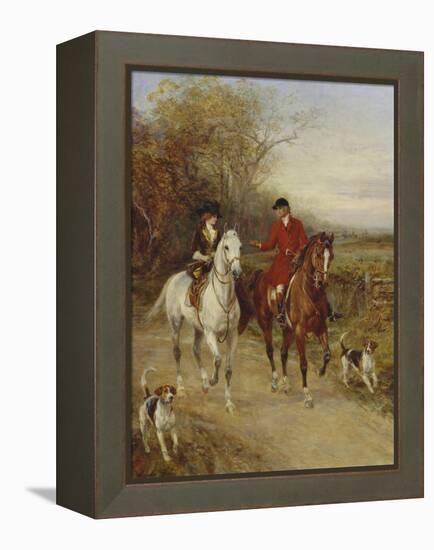 Drawing Cover-Heywood Hardy-Framed Premier Image Canvas