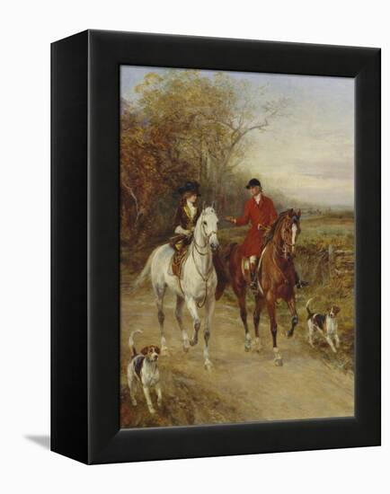 Drawing Cover-Heywood Hardy-Framed Premier Image Canvas