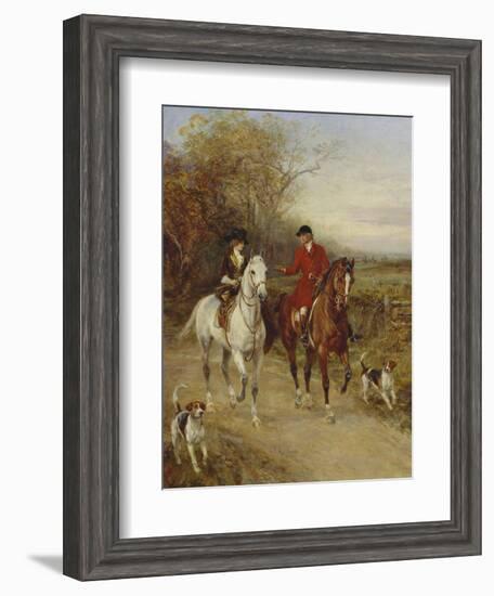 Drawing Cover-Heywood Hardy-Framed Giclee Print