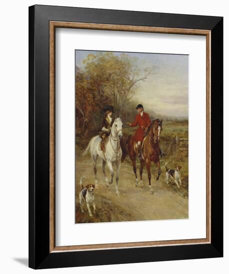 Drawing Cover-Heywood Hardy-Framed Giclee Print