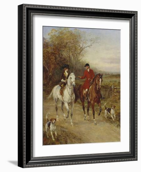 Drawing Cover-Heywood Hardy-Framed Giclee Print