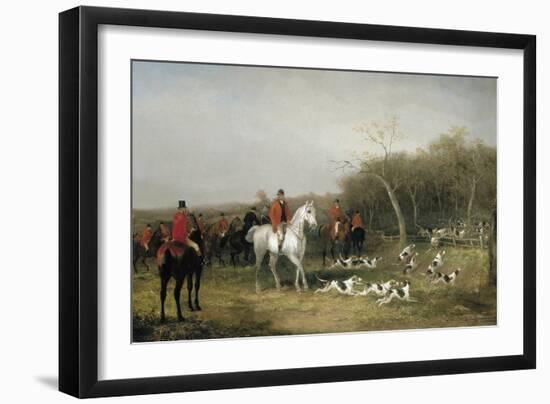 Drawing for Covert-William Joseph Shayer-Framed Art Print