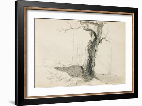 Drawing from an Album Titled 'The Basque Country', 1862-63-Odilon Redon-Framed Giclee Print