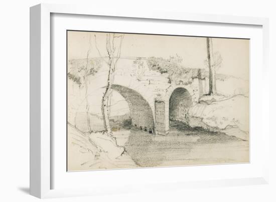 Drawing from an Album Titled 'The Basque Country', 1862-63-Odilon Redon-Framed Giclee Print