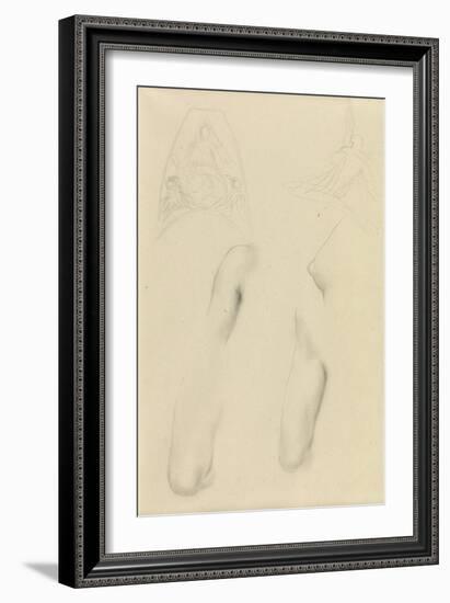 Drawing from the Female Form-George Frederick Watts-Framed Giclee Print