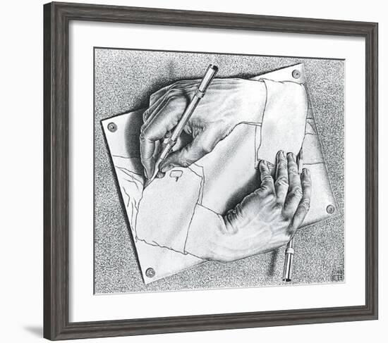Drawing Hands-M^ C^ Escher-Framed Art Print