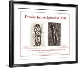 Drawing Into Sculpture: 1400-1980-Henri Matisse-Framed Premium Edition