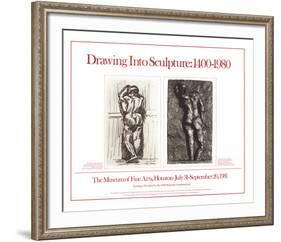 Drawing Into Sculpture: 1400-1980-Henri Matisse-Framed Premium Edition