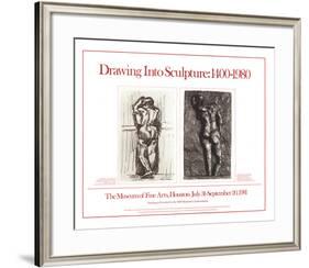 Drawing Into Sculpture: 1400-1980-Henri Matisse-Framed Premium Edition