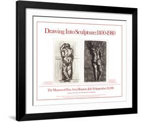 Drawing Into Sculpture: 1400-1980-Henri Matisse-Framed Premium Edition