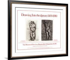 Drawing Into Sculpture: 1400-1980-Henri Matisse-Framed Premium Edition