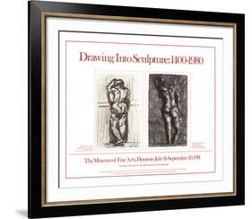 Drawing Into Sculpture: 1400-1980-Henri Matisse-Framed Premium Edition