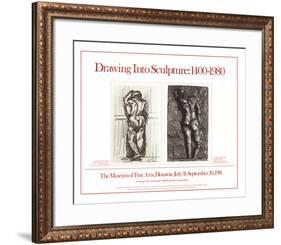 Drawing Into Sculpture: 1400-1980-Henri Matisse-Framed Premium Edition
