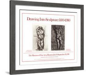 Drawing Into Sculpture: 1400-1980-Henri Matisse-Framed Premium Edition