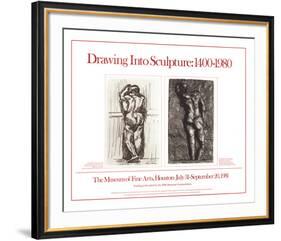 Drawing Into Sculpture: 1400-1980-Henri Matisse-Framed Premium Edition