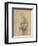 Drawing, Madonna and Child at two thirds figure-Raphael-Framed Art Print