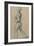 Drawing, Male Nude Walking-Raphael-Framed Art Print