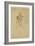 Drawing of a Man's Skeleton-James Ward-Framed Giclee Print