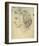 Drawing of A Woman-Michelangelo Buonarroti-Framed Premium Giclee Print