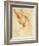 Drawing of a Woman-Michelangelo Buonarroti-Framed Premium Giclee Print