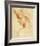 Drawing of a Woman-Michelangelo Buonarroti-Framed Premium Giclee Print
