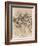 Drawing of caricatures, c1472-c1519 (1883)-Leonardo Da Vinci-Framed Giclee Print