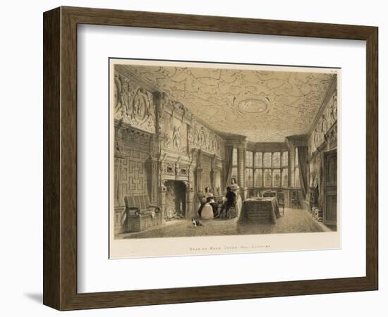 Drawing Room, Crewe Hall, Cheshire-Joseph Nash-Framed Giclee Print