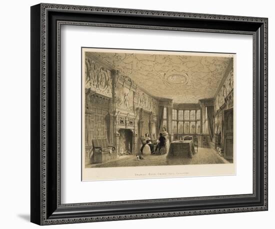 Drawing Room, Crewe Hall, Cheshire-Joseph Nash-Framed Giclee Print