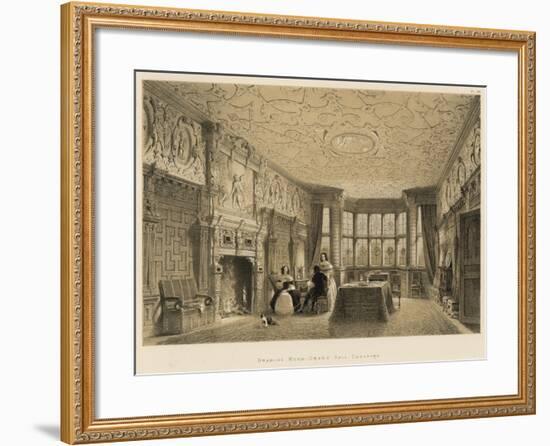 Drawing Room, Crewe Hall, Cheshire-Joseph Nash-Framed Giclee Print