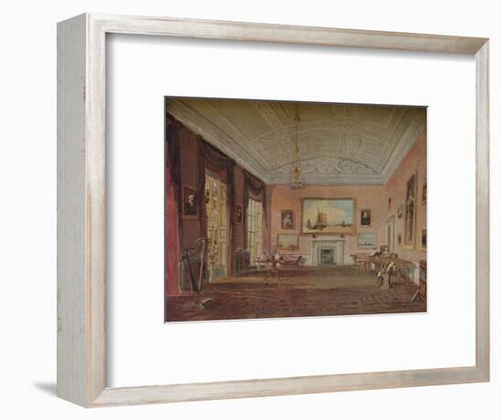 'Drawing Room, Farnley', 1818-JMW Turner-Framed Giclee Print