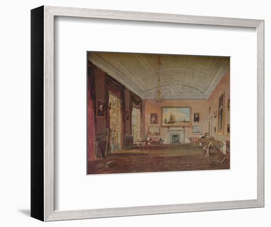 'Drawing Room, Farnley', 1818-JMW Turner-Framed Giclee Print