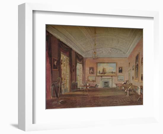 'Drawing Room, Farnley', 1818-JMW Turner-Framed Giclee Print