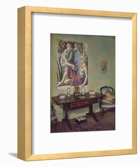 'Drawing-room in a London flat decorated by Frankland Dark, F.R.I.B.A. for his own use', c1945-Unknown-Framed Photographic Print
