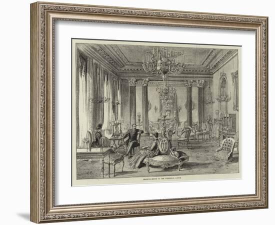 Drawing-Room in the Viceregal Lodge-null-Framed Giclee Print