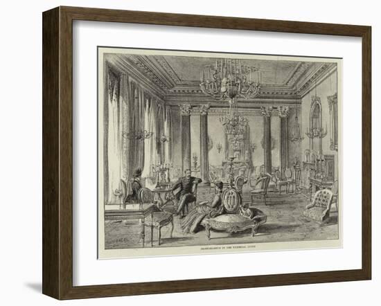 Drawing-Room in the Viceregal Lodge-null-Framed Giclee Print